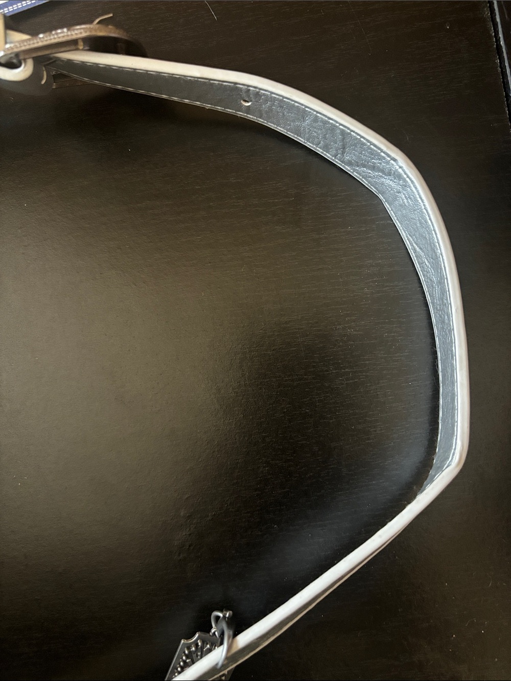 Wrangler Metallic Silver Shoulder Bag with Chrome Finish - Picture 6 of 6